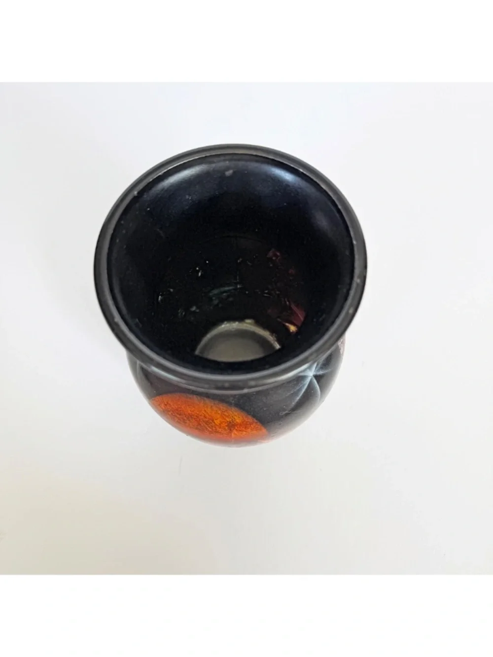 Handpainted Cosmic Galaxy Celestial Space Mountain Landscape Art Vase